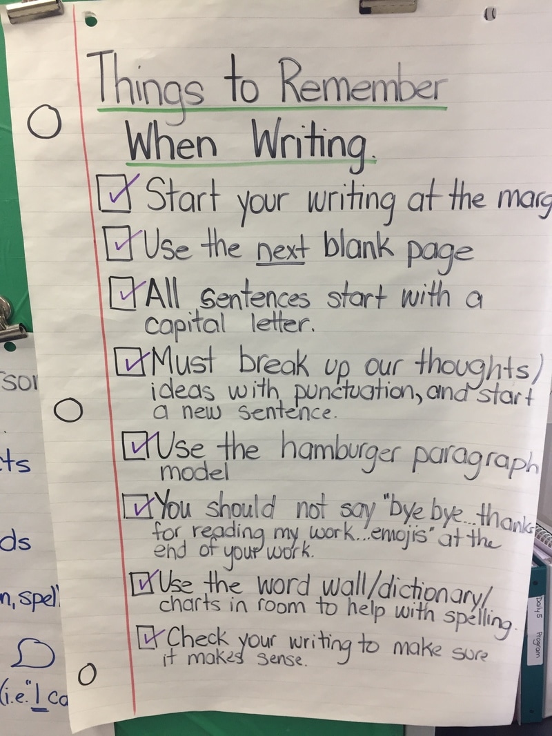 Writing - Mrs. Mear's class